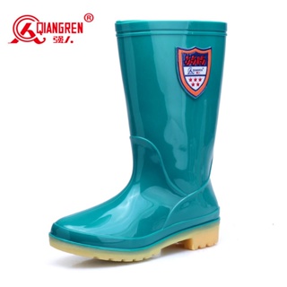 #รองเท้ากันฝนผู้หญิงStrongman 3515 รองเท้าบูทกันฝนผู้หญิงรองเท้ากันฝนฤดูร้อนสวมใส่กันลื่นรองเท้ายางรองเท้าน้ำผู้หญิงรองเ