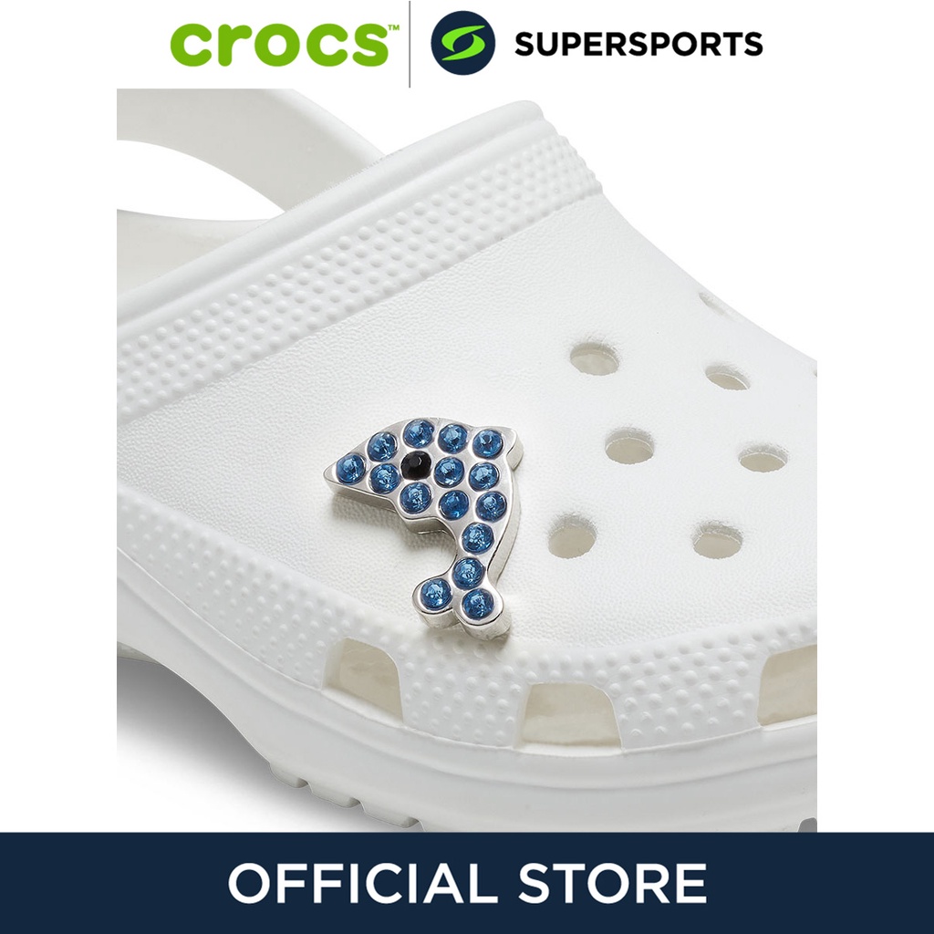 crocs-jibbitz-crystal-dolphin-ตัวติดรองเท้า