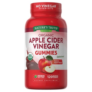 สินค้า Nature\'s Truth Apple Cider Vinegar Gummies กัมมี่ 120 เม็ด Exp.03/2024