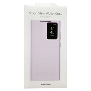 Samsung Official Galaxy S23 Ultra Smart View Wallet Case ( Lavender ), EF-ZS918