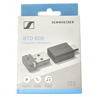 Sennheiser BTD 600 Bluetooth Receiver - Connect Bluetooth Headphones to PC / Mac