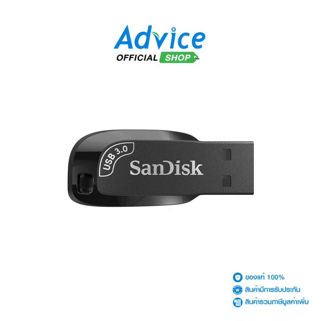 ภาพหน้าปกสินค้าSanDisk Flash Drive แฟลชไดร์ฟ 32GB (SDCZ410) ULTRA SHIFT USB 3.0 จากร้าน advice_officialshop บน Shopee