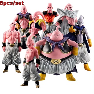 ตุ๊กตาฟิกเกอร์ Dragon Ball Z Majin Buu DBZ Pvc 8 ชิ้น