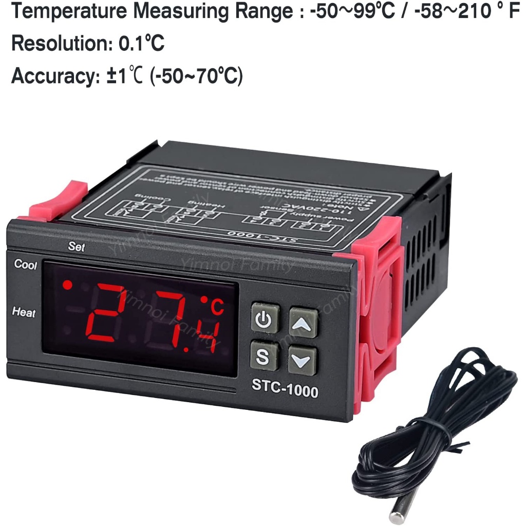 ส่งด่วน-stc1000-ตัวควบคุมอุณหภูมิ-ac-110-220v-ด้วยเทอร์มิสเตอร์-p-robe-50-99-c-พร้อมส่งทันที