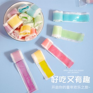 ☒❒Fruit C Roll Juice Roll Gummy 10g Vitamin C Fruit Roll Gummy Rubber Net Red Fruit Flavour Candy วัยเด็ก Nostalgic Snac