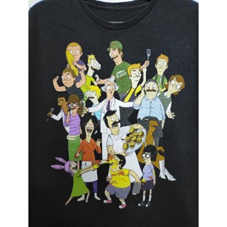 เสื้อยืด มือสอง ลายการ์ตูน Bobs Burgers อก 42 ยาว 27