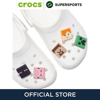 ภาพหน้าปกสินค้าCROCS Jibbitz Minecraft 5 Pack ตัวติดรองเท้า ที่ติดรองเท้าjibbitz ตุ๊กตาติดรองเท้า ตัวติดรองเท้ามีรู ที่เกี่ยวข้อง