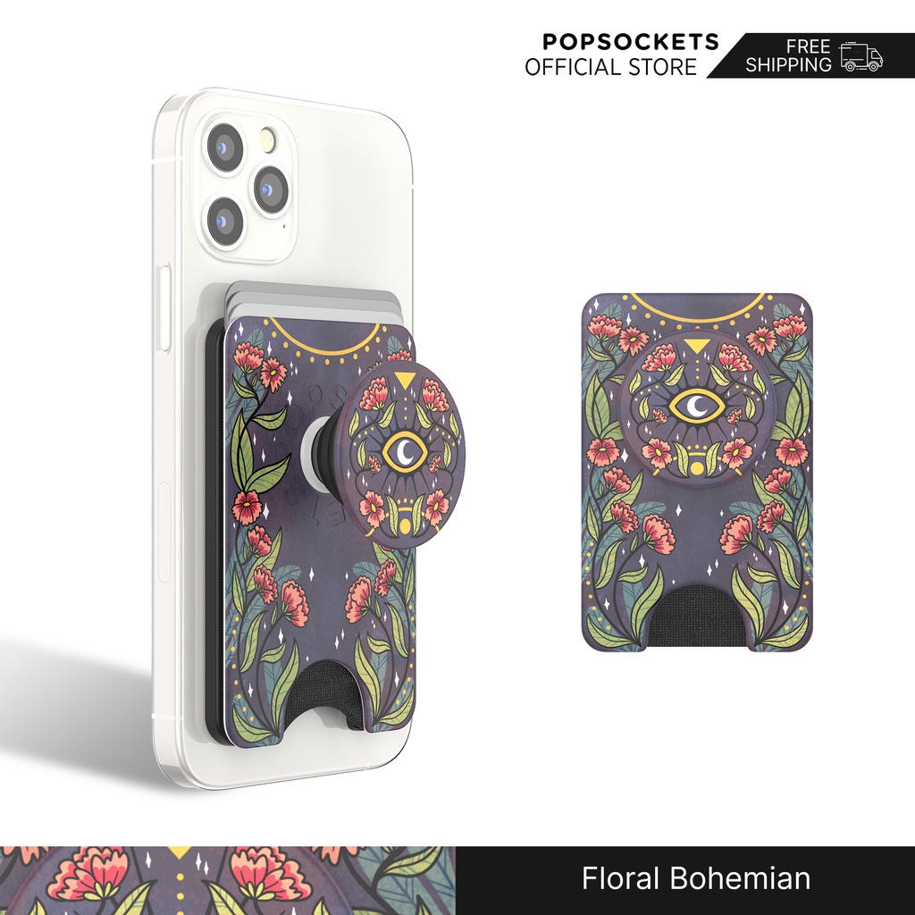 Funny Allergic To People PopSockets PopWallet For MagSafe - View #4