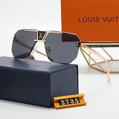 Lv 2023 ใหม่ แว่นตากันแดด แบรนด์หรู สําหรับผู้หญิง ผู้ชาย 2735