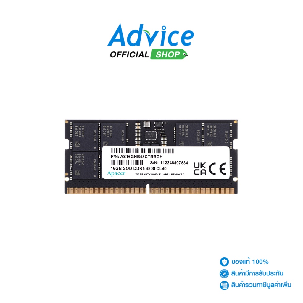 Apacer DDR5 4800 16GBx2 【公式通販】