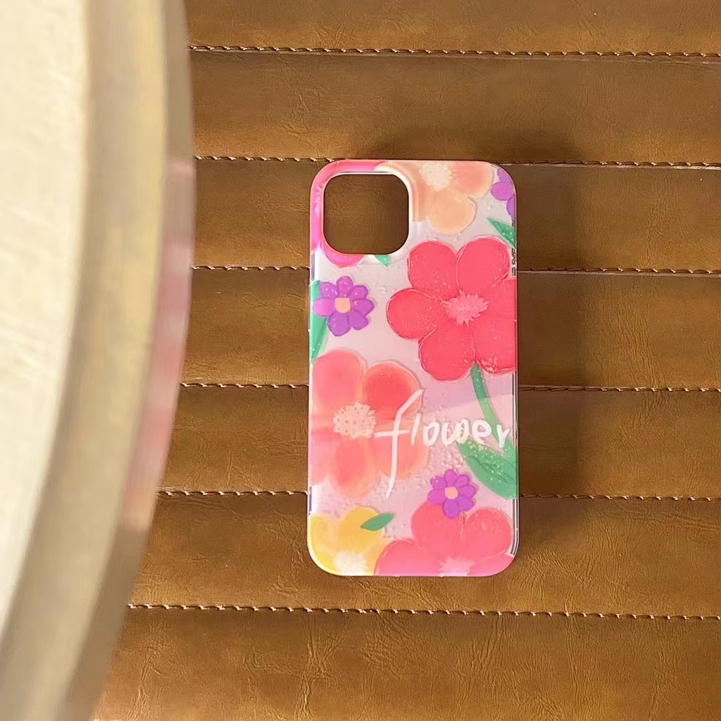 เคสโทรศัพท์มือถือ-tpu-แบบนิ่ม-ลายดอกไม้-สําหรับ-iphone-14-14promax-11-12-12pro-12promax-13-13pro-13promax-14pro