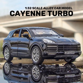 โมเดลรถยนต์ Porsche Cayenne Turbo สเกล 1:32 ของเล่นสําหรับเด็กผู้ชาย ของขวัญวันเกิด