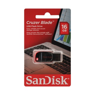 ภาพขนาดย่อของภาพหน้าปกสินค้าSanDisk Flash Drive แฟลชไดร์ฟ 16GB (SDCZ50) CRUZER BLADE จากร้าน advice_officialshop บน Shopee ภาพที่ 3