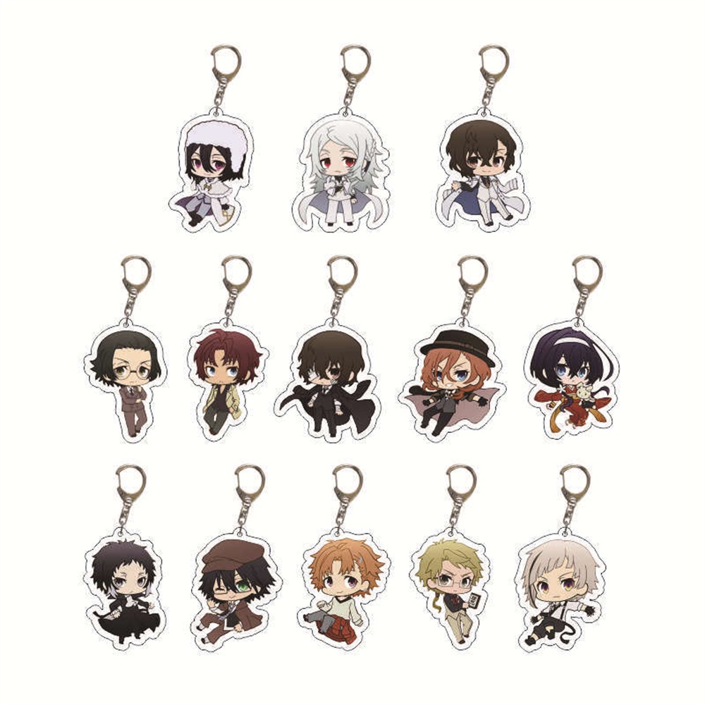 bungou-stray-dogs-พวงกุญแจ-dazai-osamu-edogawa-ranpo-akutagawa-ryunosuke-nakajima-atsushi-nakahara-chuya-อุปกรณ์เสริมพวงกุญแจ