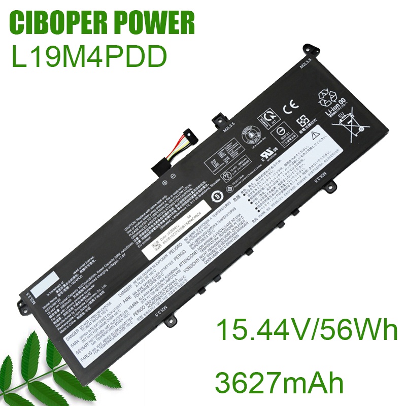 Batteria L19M4PDD Per Lenovo ThinkBook 13S G2 ITL E 14S G2 ITL, 56WH, 4 Celle