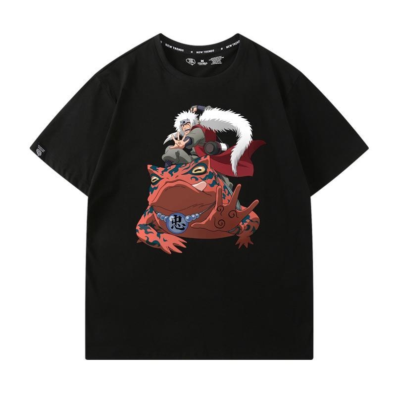 anime-naruto-jiraiya-เสื้อยืดแขนสั้นคู่ผ้าฝ้ายสําหรับผู้ชาย-2-มิติ