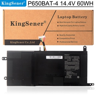 KingSener ใหม่ P650BAT-4แบตเตอรี่แล็ปท็อปสำหรับ Clevo P650 P651 P655 P671 RA P670-RG SAGER NP8650 NP8651 NP8652 6-87-P65