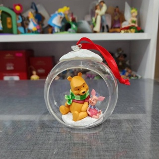 Disney Ornament 🏷 พร้อมส่ง Pooh &amp; Piglet in globe Y2016