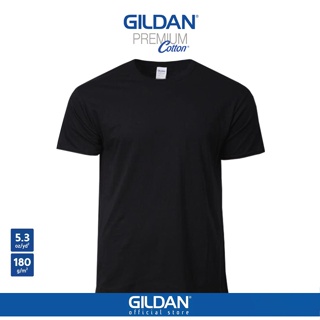 GILDAN® พรีเมี่ยม เสื้อยืดแขนสั้น - ดำ 36C