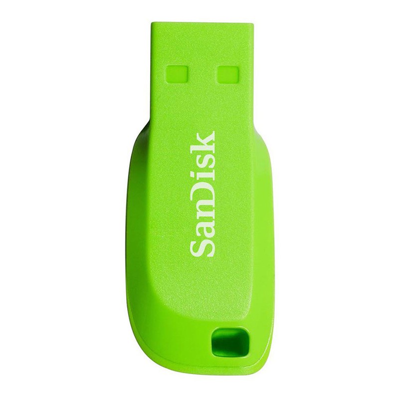 ภาพหน้าปกสินค้าSanDisk Flashdirve 16GB (SDCZ50) CRUZER BLADE Green จากร้าน advice_officialshop บน Shopee