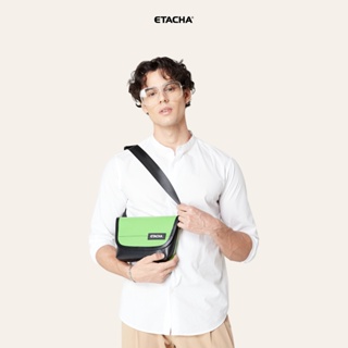กระเป๋าผ้าใบ ETACHA รุ่น Porter S - Green &amp; Black