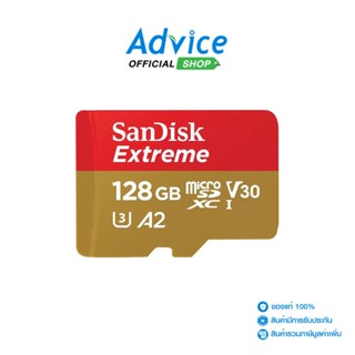 สินค้า SANDISK  128GB Micro  SD ไมโครเอสดี Card Extreme SDSQXAA-128G-GN6MN (190MB/s.)