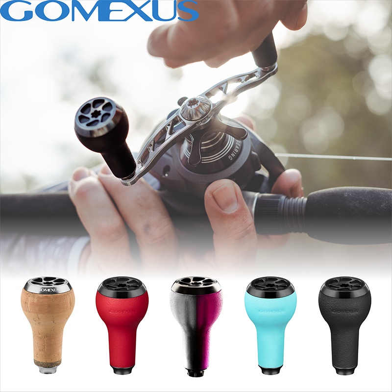 ภาพหน้าปกสินค้าGomexus Touch (ทัช) 27mm TPE น็อปตกปลาสำหรับ Shimano cardiff Daiwa exceler Ryobi Samp mini Spinning Baitcasting Reel Knobs A27 C27 จากร้าน gomexus.th บน Shopee