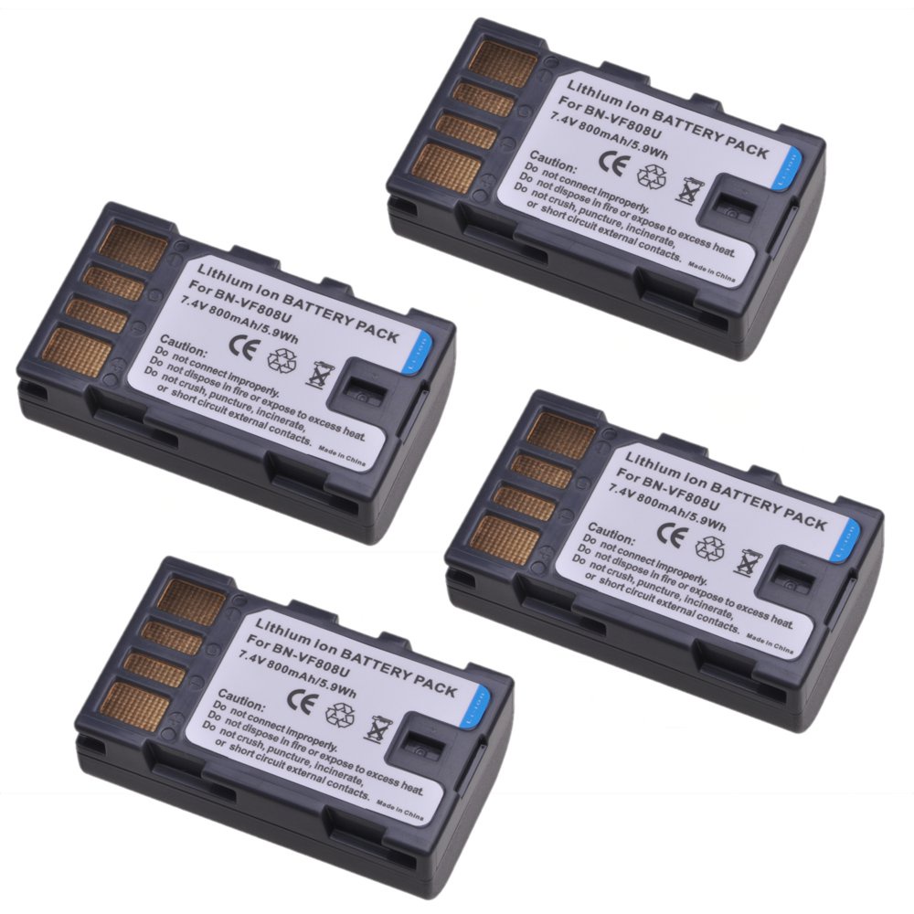 bn-vf808แบตเตอรี่4ชิ้นสำหรับ-jvc-bn-vf808u-bn-vf808-vf808u-vf808us-vf808usm-gz-hd7-gz-mg575-gz-mg555-gr-d750