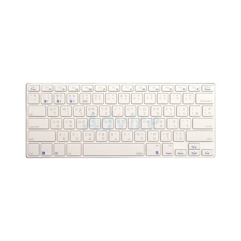 rapoo-keyboard-2in1-multi-mode-9000m-white