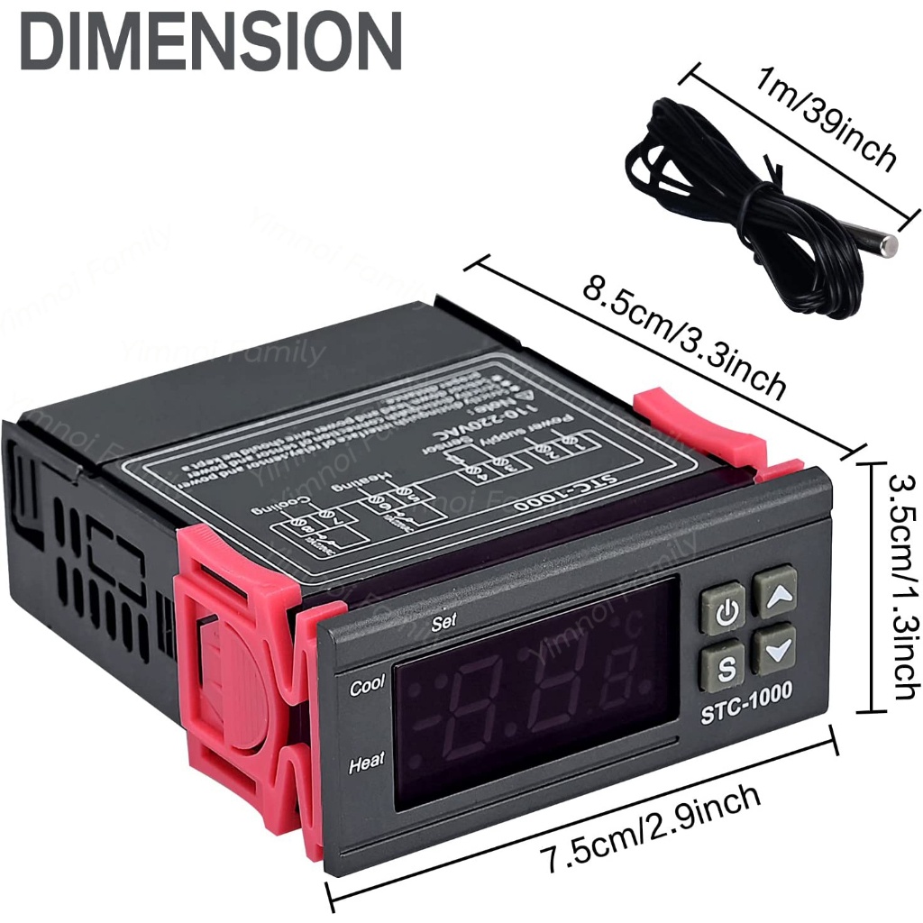 stc-1000-เครื่องควบคุมอุณหภูมิ-temperature-controller-ส่งไวจากไทย