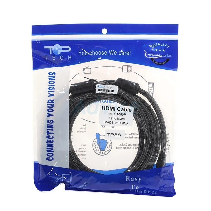 top-tech-cable-hdmi-v-1-4-m-m-3m-tp88-สายถัก-a0114468