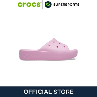 CROCS Classic Platform รองเท้าแตะผู้หญิง รองเท้าผู้หญิง