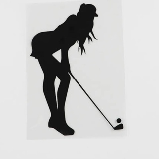 Sexy golf / Car sticker สติ๊กเกอร์ติดรถ 10.3x15.1 cm. golf sticker