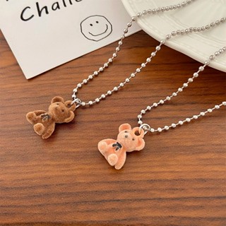 Dincior สร้อยคอ จี้ตุ๊กตาหมีน่ารัก เหมาะกับของขวัญวันเกิด สําหรับเด็กผู้หญิง 2023