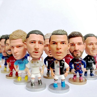 Football Player Superstar Ronaldo Messi Neymar Dybala Beckham Zidane Modric Model Toys Action Figure Kids In Stock LY