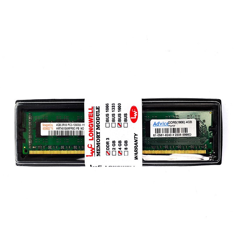 ภาพสินค้าHynix RAM แรม DDR3(1600) 4GB 16 Chip จากร้าน advice_officialshop บน Shopee ภาพที่ 3
