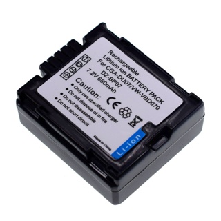 แบตเตอรี่ CGR-DU06 CGA-DU07สำหรับ Panasonic VDR-D100 D105 D150 D160 D200 D210