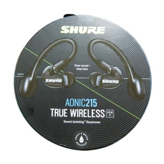 Shure AONIC 215 Gen 2 True Wireless Sound Isolating Earphones (Black)w/ RMCE-TW2