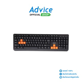 OKER USB Keyboard (KB-318) Black/Orange