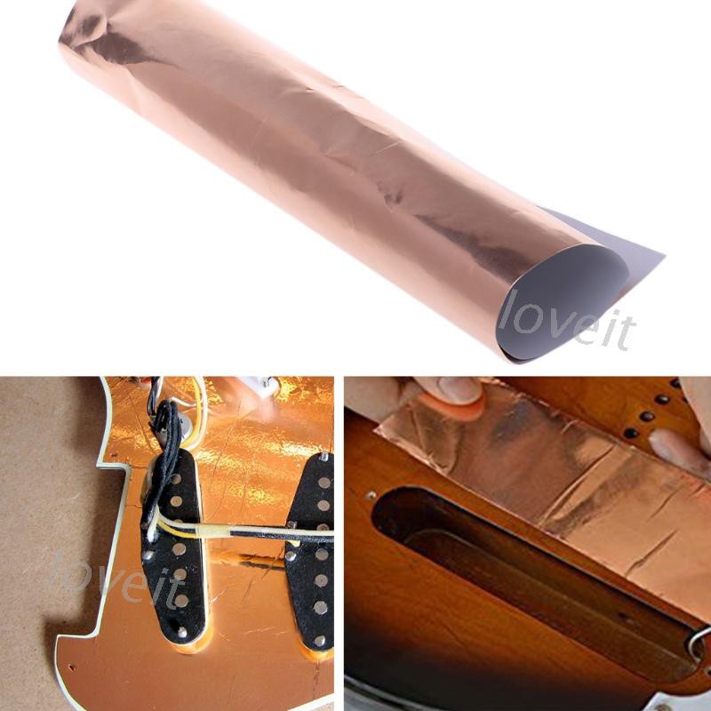 love* Guitar Copper Foil Tape EMI Shielding Single Conductive Adhesive Sheet Guitar Protection