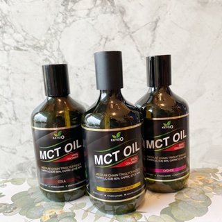 สินค้า Keto O MCT Oil C8:C10 100% coconut keto diet เอ็มซีที ออยล์ คีโต โอ เป็นแหล่งพลังงานที่ดี ทานง่าย ประโยชน์เยอะ 300ml