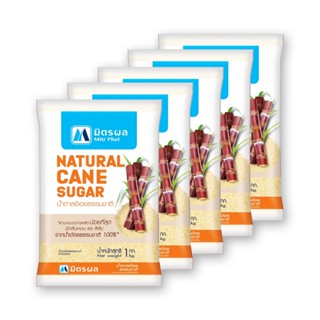 มิตรผล น้ำตาลอ้อยธรรมชาติ P1กก. x 5 ถุงMitr Phol Natural Sugar 1 kg x 5 Pcs