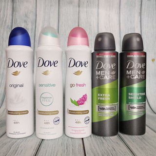 #ระงับกลิ่นกาย▧▨🔥Hot sale🔥Dove สเปรย์ระงับกลิ่นกายระงับเหงื่อราคาถูก ระงับกลิ่นเหงื่อระงับกลิ่นกายสำหรับผู้หญิงและผู้ช