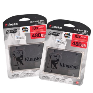 ภาพขนาดย่อของภาพหน้าปกสินค้าKingston SSD เอสเอสดี SATA 480 GB A400 (SA400S37/480G) จากร้าน advice_officialshop บน Shopee