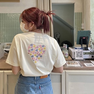 แฟชั่น👕 Kudsun Official - My Heart Blooms Tee