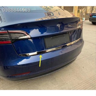 【 Tesla Model 3/Y 2023】เทสลารุ่น 3 คิ้วขอบประตูสแตนเลสพิเศษป้องกันรอยขีดข่วนตกแต่งแถบสว่าง