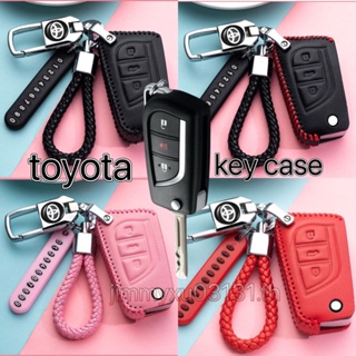 ภาพหน้าปกสินค้าพร้อมส่ง เคสกุญแจรีโมทรถยนต์ แบบหนัง พับได้ สําหรับ Toyota Altis 2014 Revo (Smart key) ที่เกี่ยวข้อง