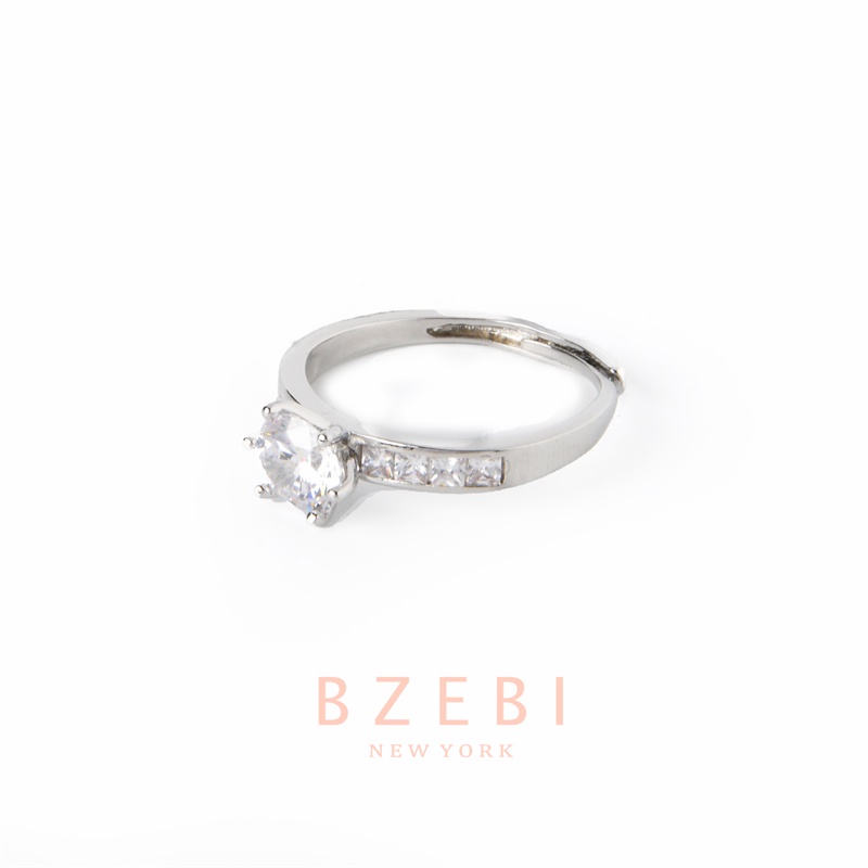 bzebi-แหวนเงินแท้-เครื่องประดับ-แฟชั่น-แหวนเงิน-ring-หวนชุบเงิน-ประดับเพชร-ปรับขนาดได้-แฟชั่นสําหรับผู้หญิง-642r-2
