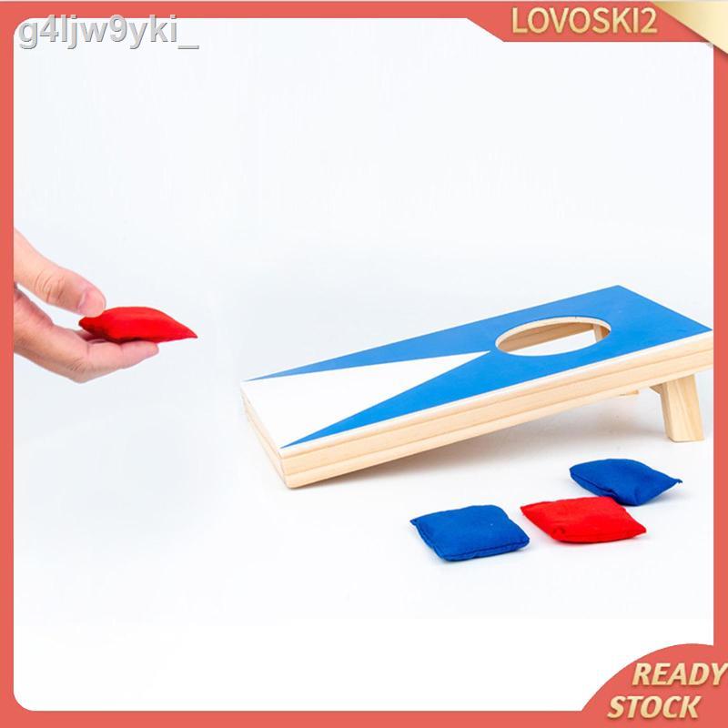 [Lovoski2] Sandbag Throw Game Cornhole Board Throwing Sandbag Family