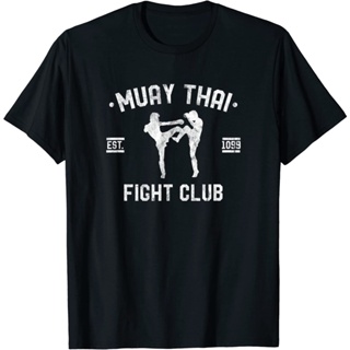 Muay Thai Fight Club เสื้อยืดของขวัญนักสู้คิกบ็อกซิ่ง-W